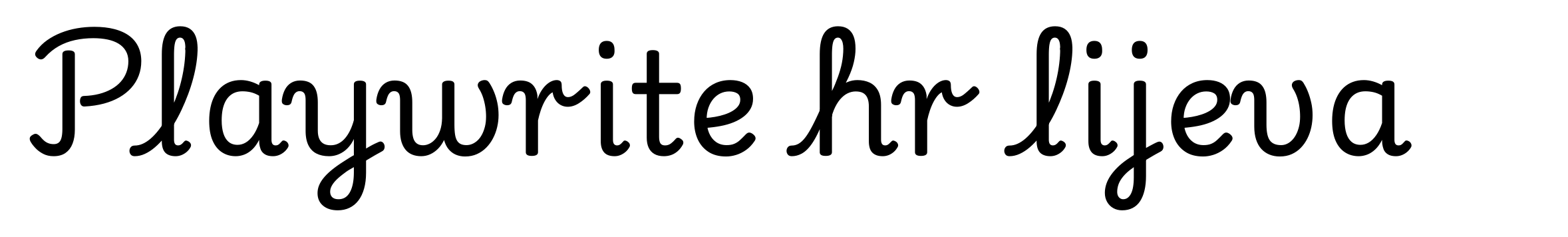Playwrite hr lijeva