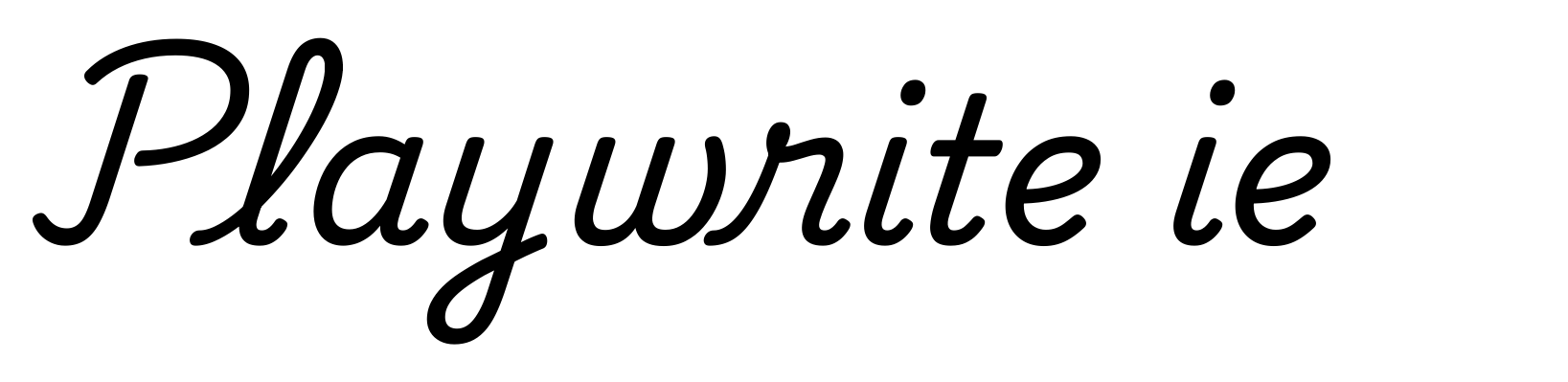 Playwrite ie