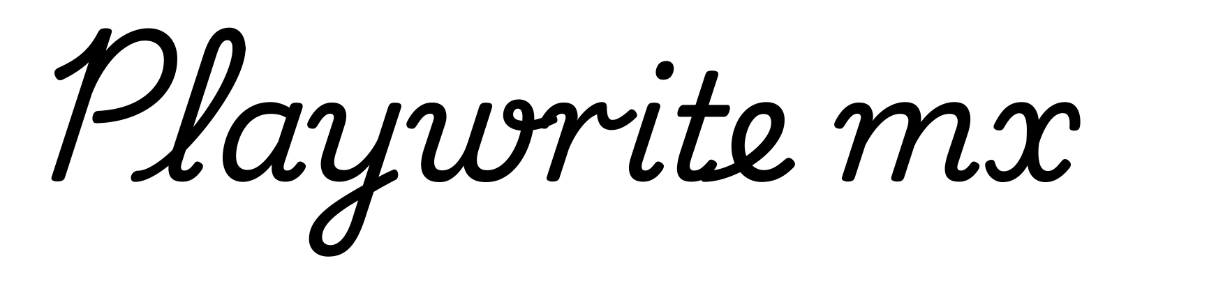 Playwrite mx