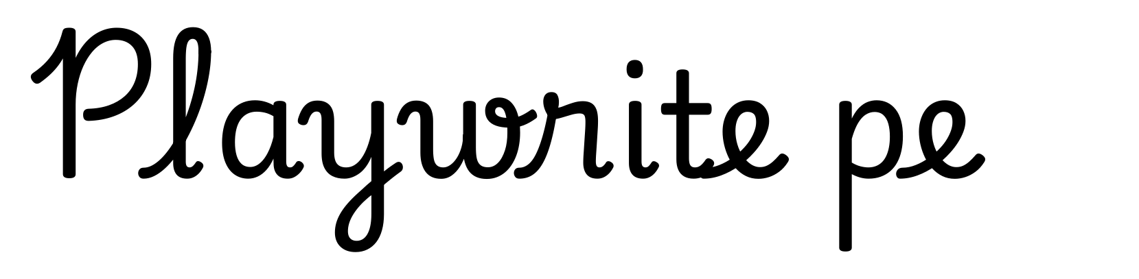 Playwrite pe