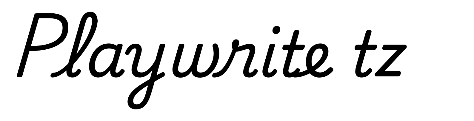 Playwrite tz
