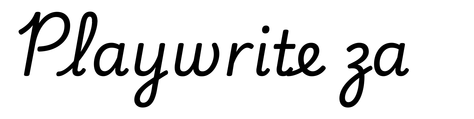 Playwrite za
