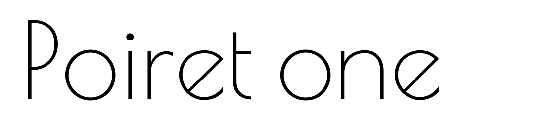Poiret one