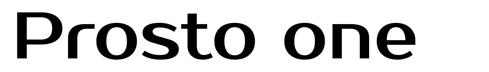 Prosto one