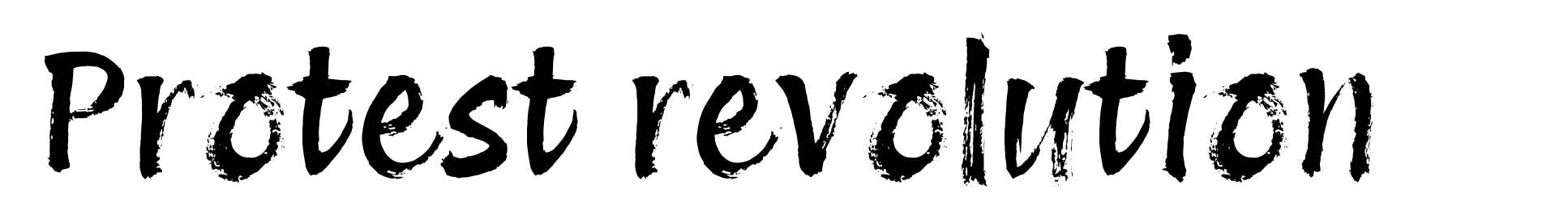 Protest revolution