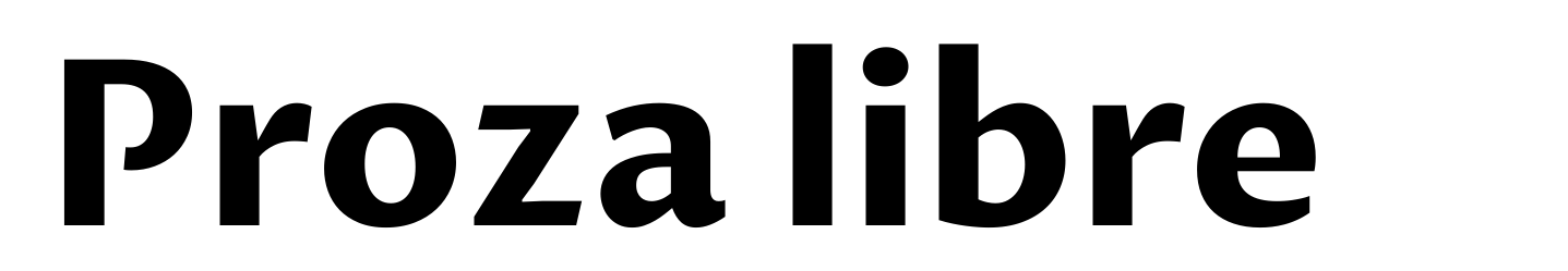 Proza libre