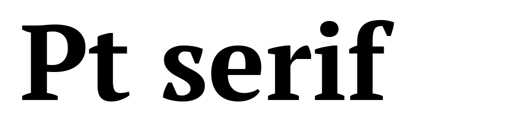 Pt serif