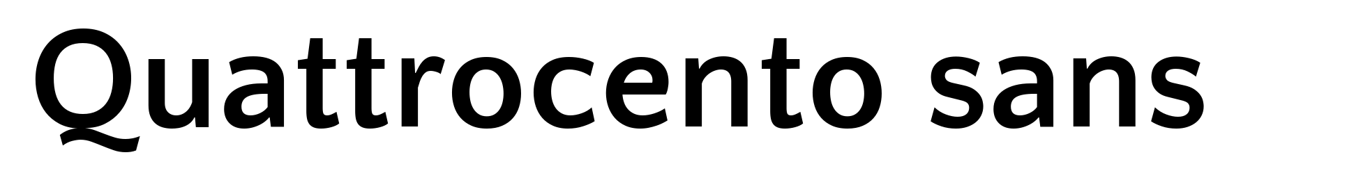 Quattrocento sans