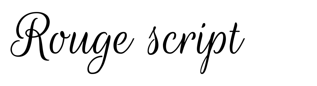 Rouge script