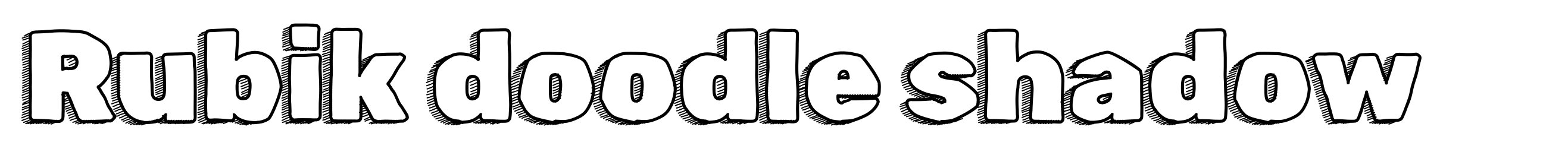 Rubik doodle shadow