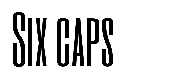 Six caps