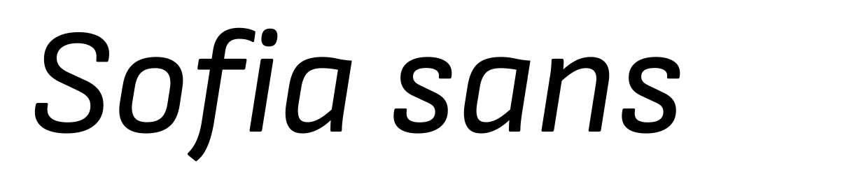 Sofia sans