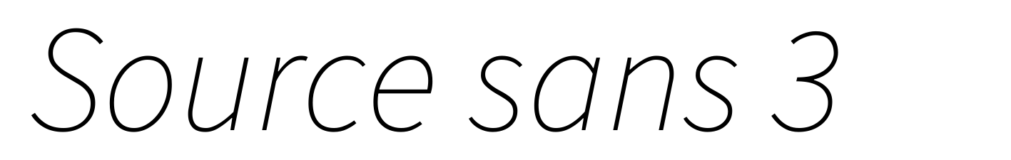 Source sans 3