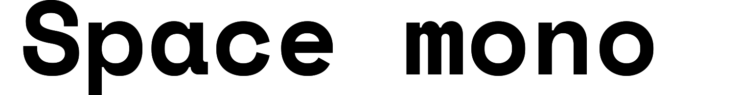 Space mono