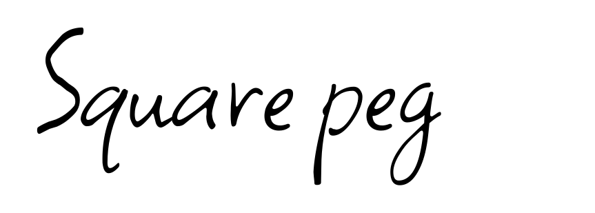Square peg