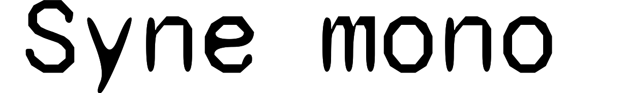 Syne mono