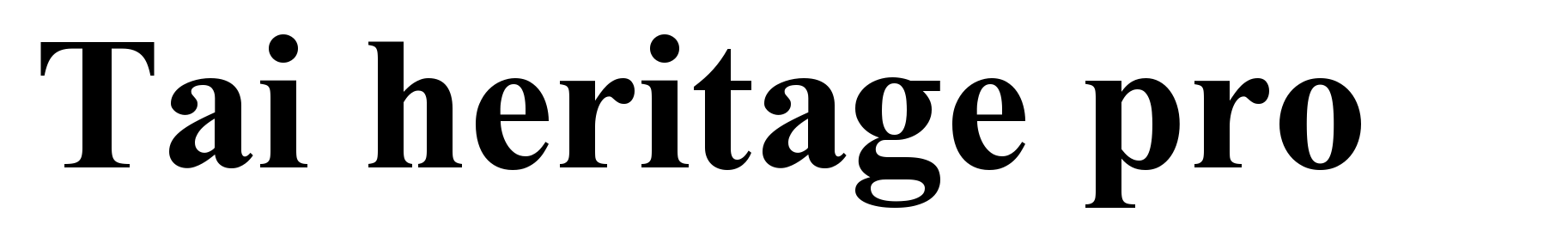 Tai heritage pro