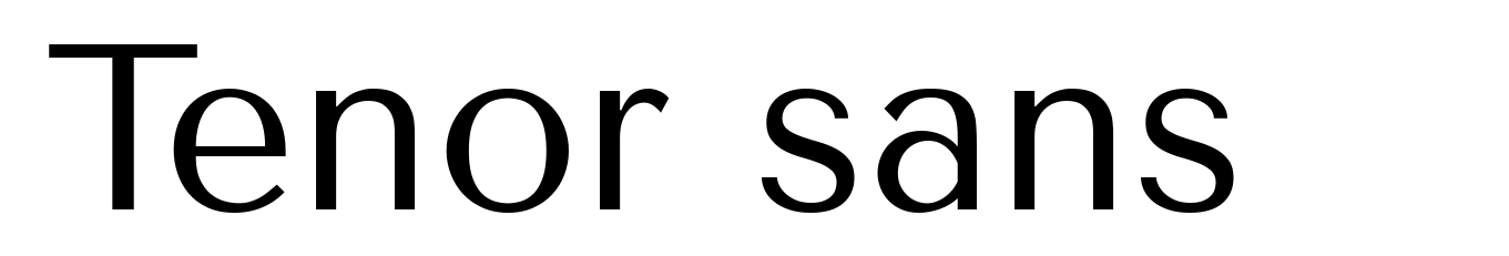 Tenor sans