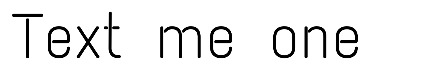 Text me one
