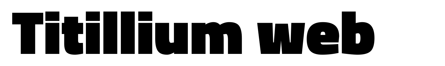 Titillium web
