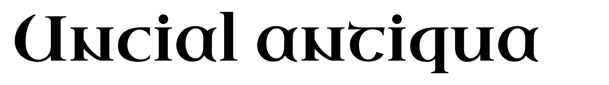 Uncial antiqua