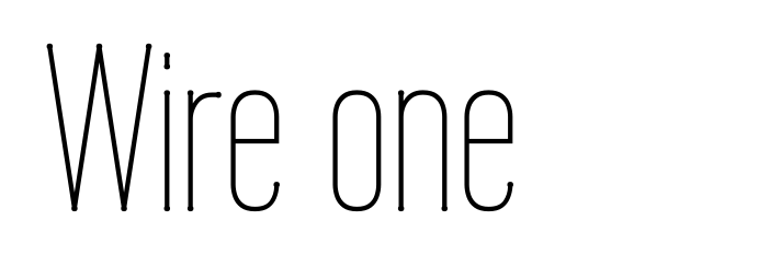 Wire one