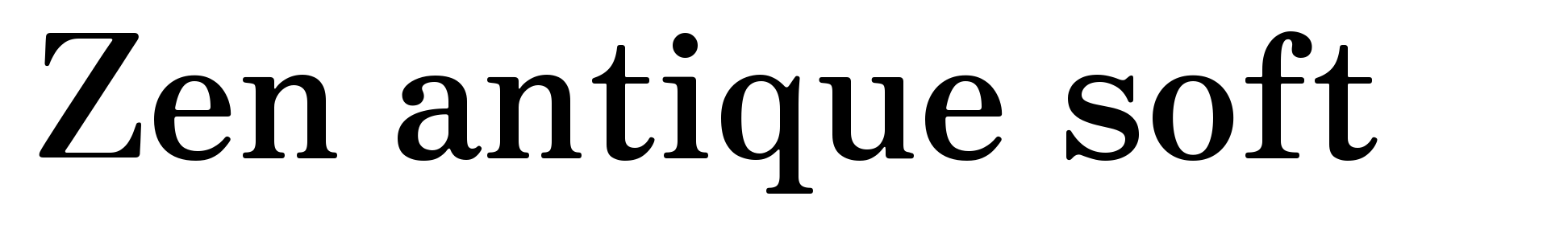 Zen antique soft